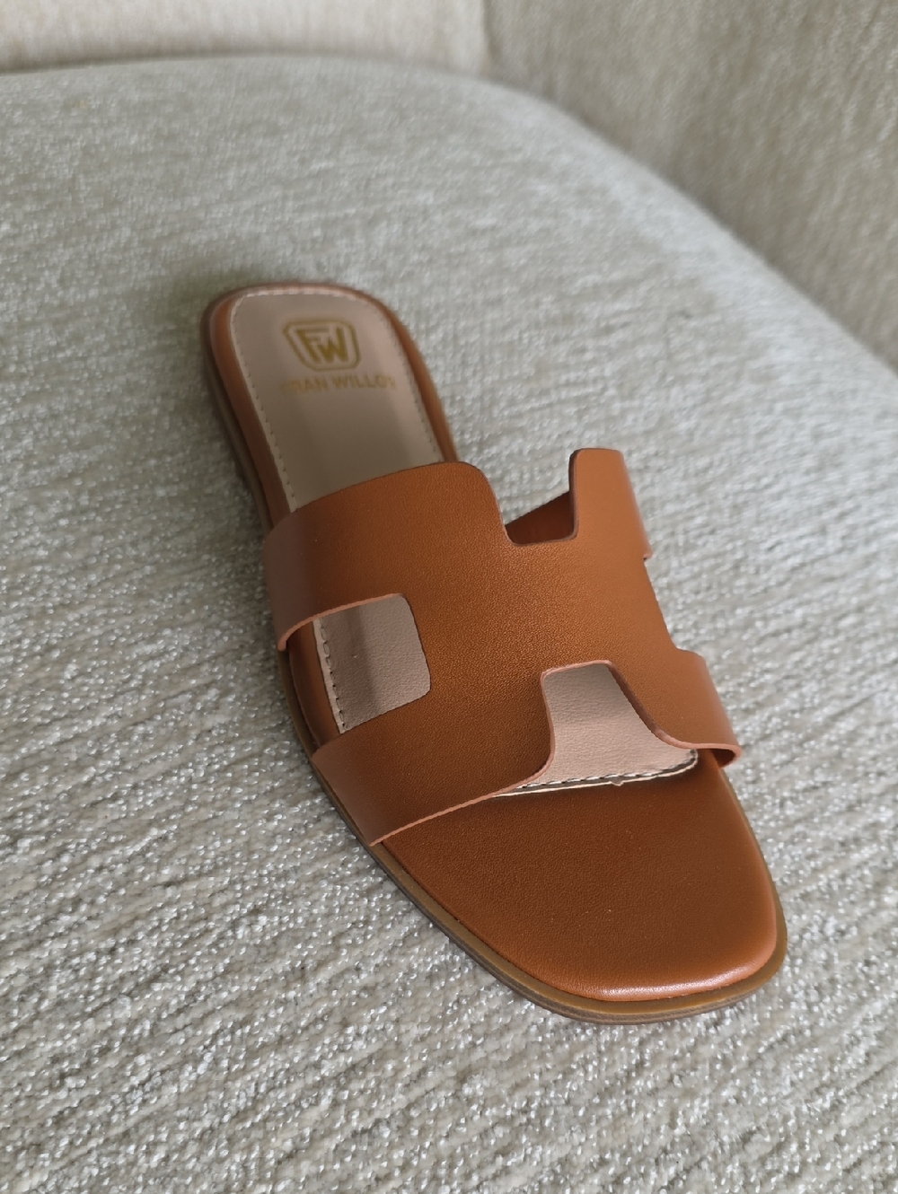 Open-H Design Slide Mule in Cognac by